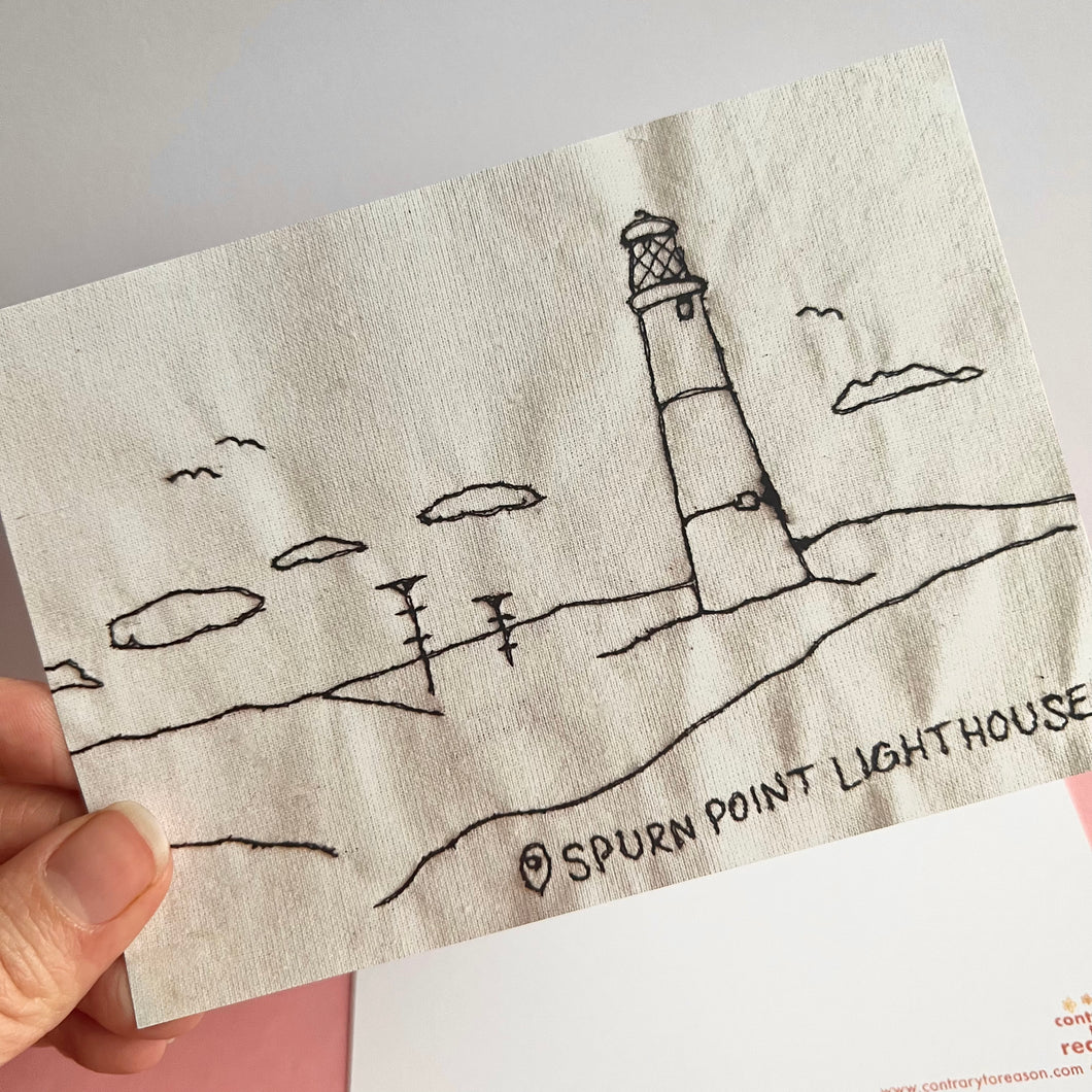 Spurn Point Lighthouse Postcard