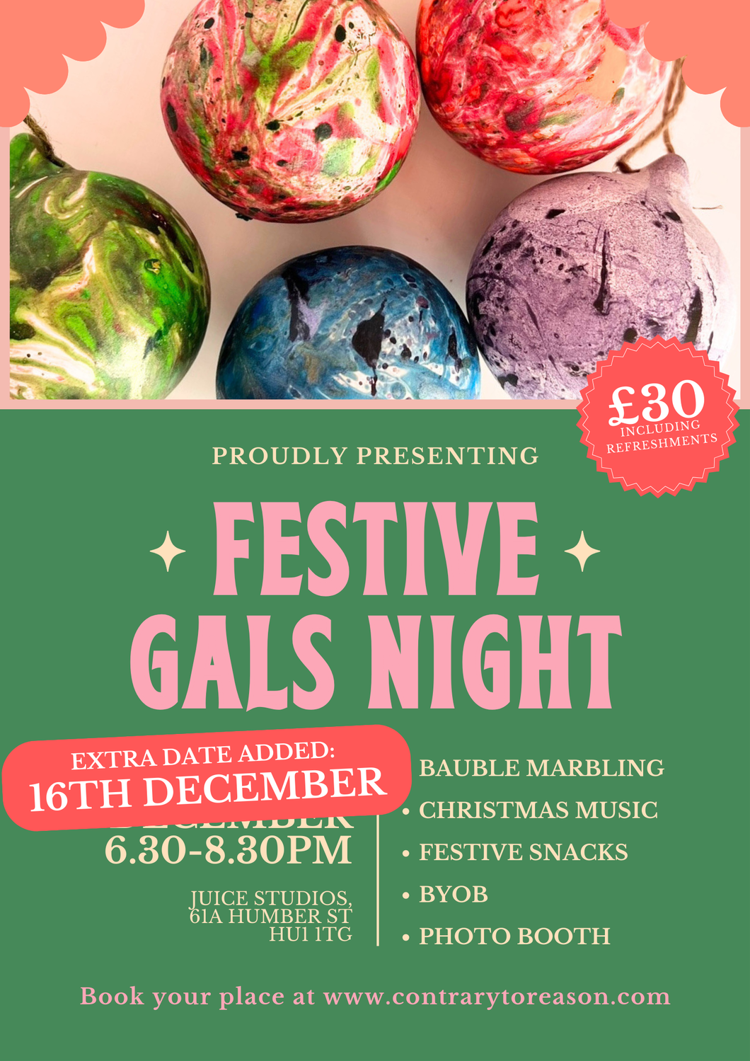 Festive Gals Night - HULL 16th December (NEW DATE ADDED!)