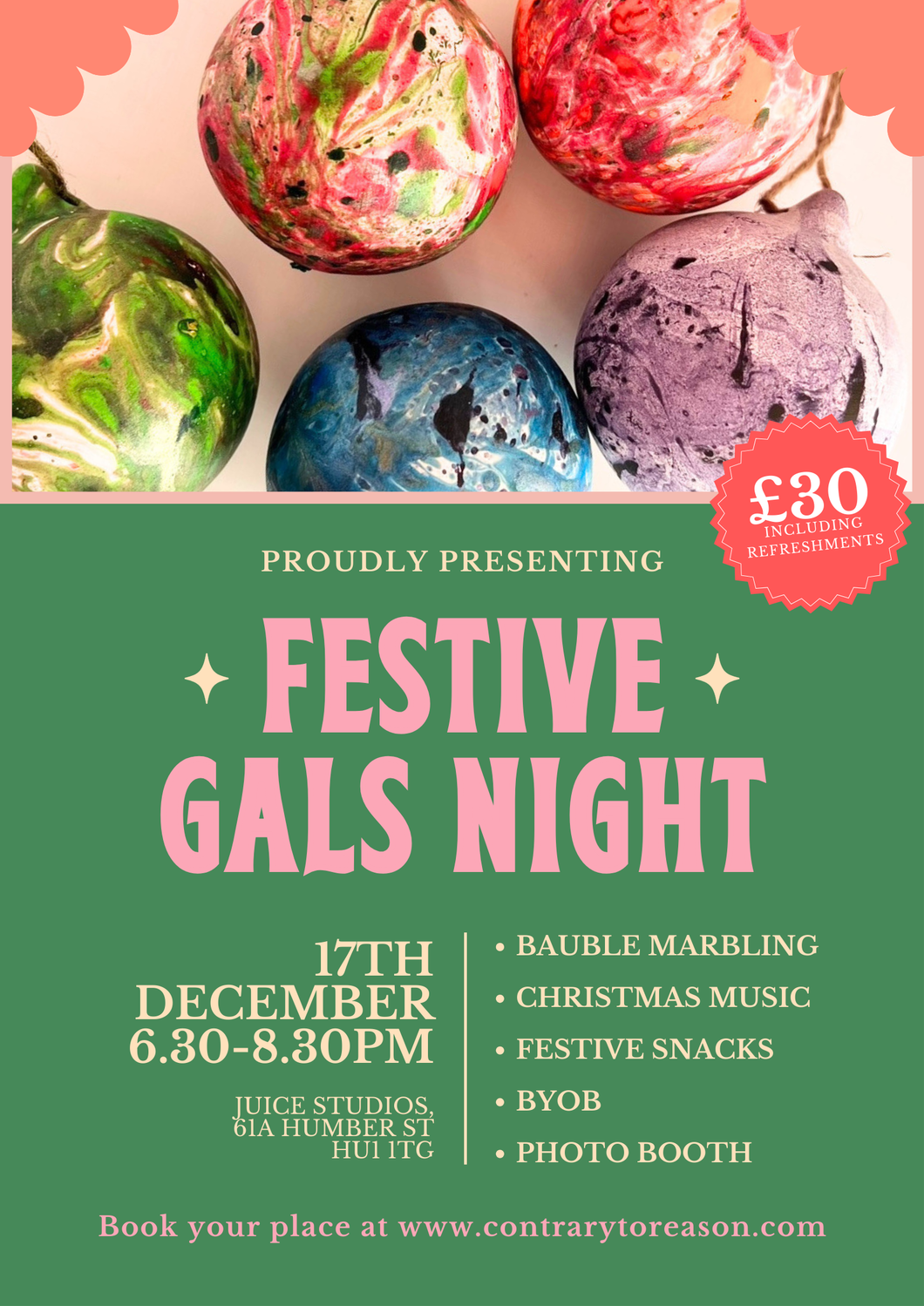 Festive Gals Night - HULL 17th December